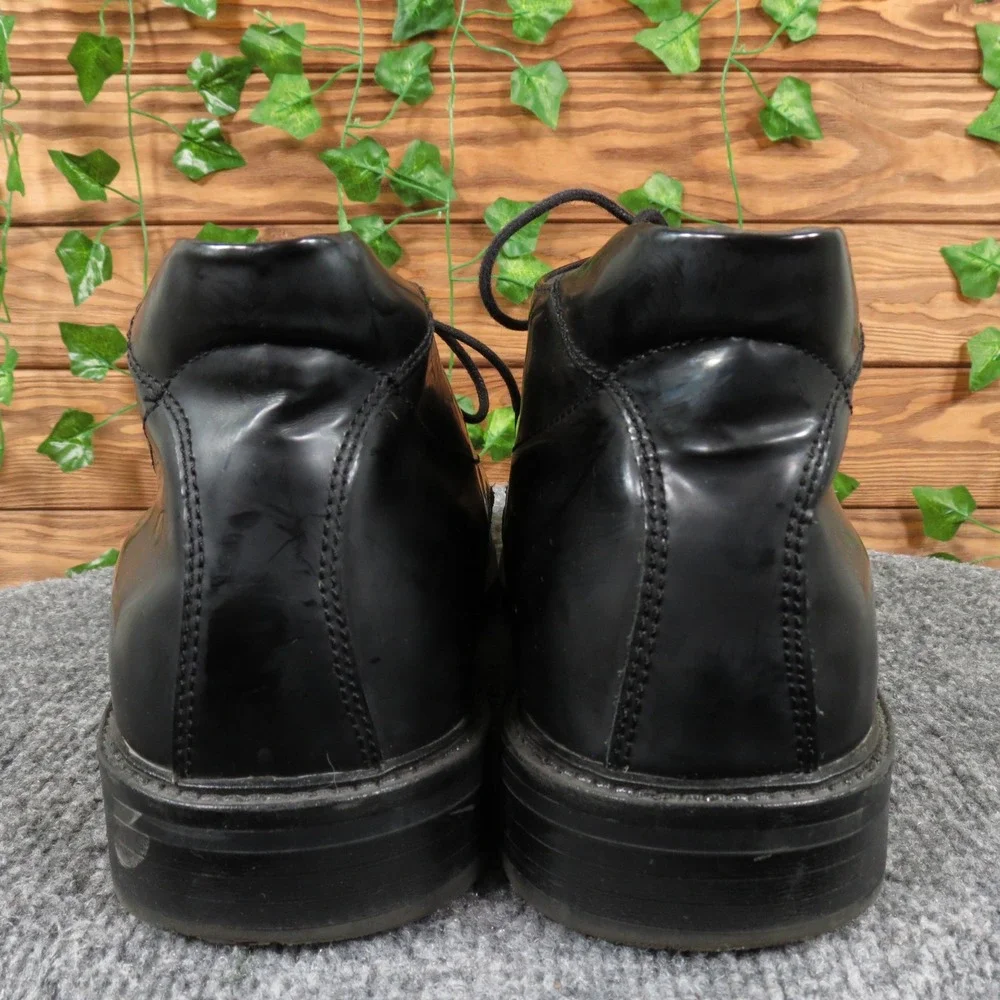 Alfani Domingo Mens Size 12‎ Black Leather Lace Up Chukka Dress Ankle Shoes